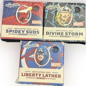 Marvel Men's Natural Soap Set 3 pack